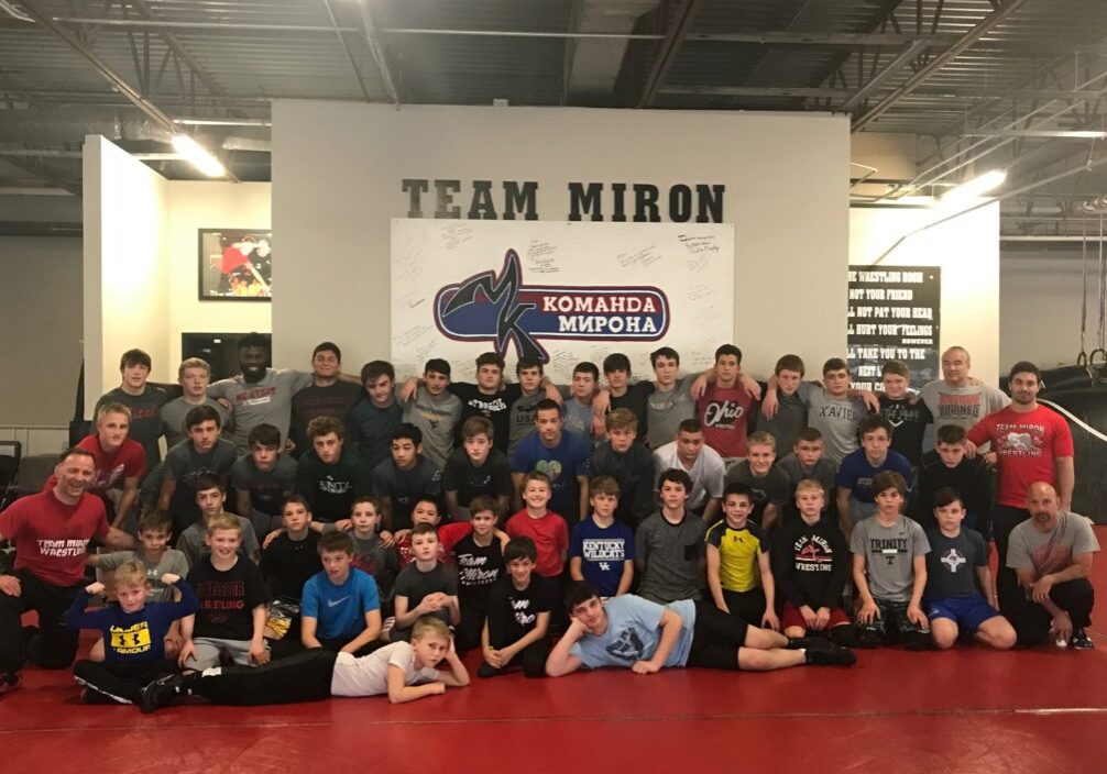 NCAA Champion training with Miron